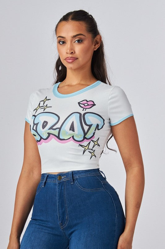 Brat Crop Top