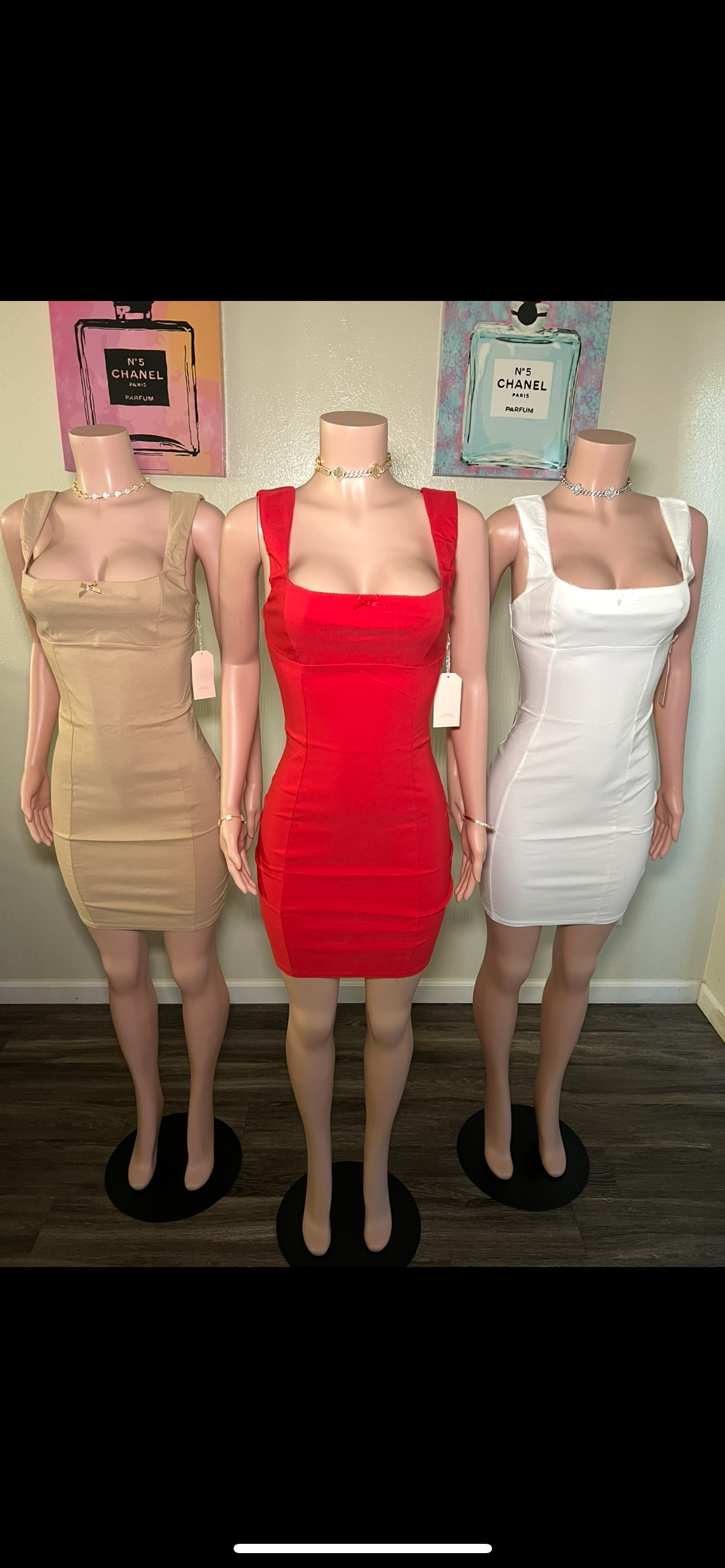 Bow Midi Dress
