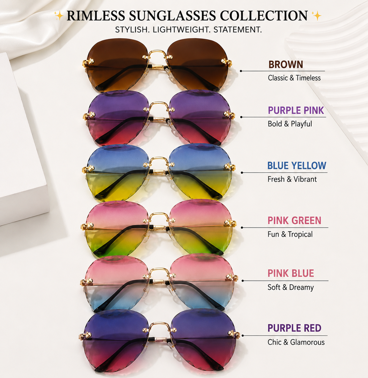 Prism Paradise Gradient Sunnies