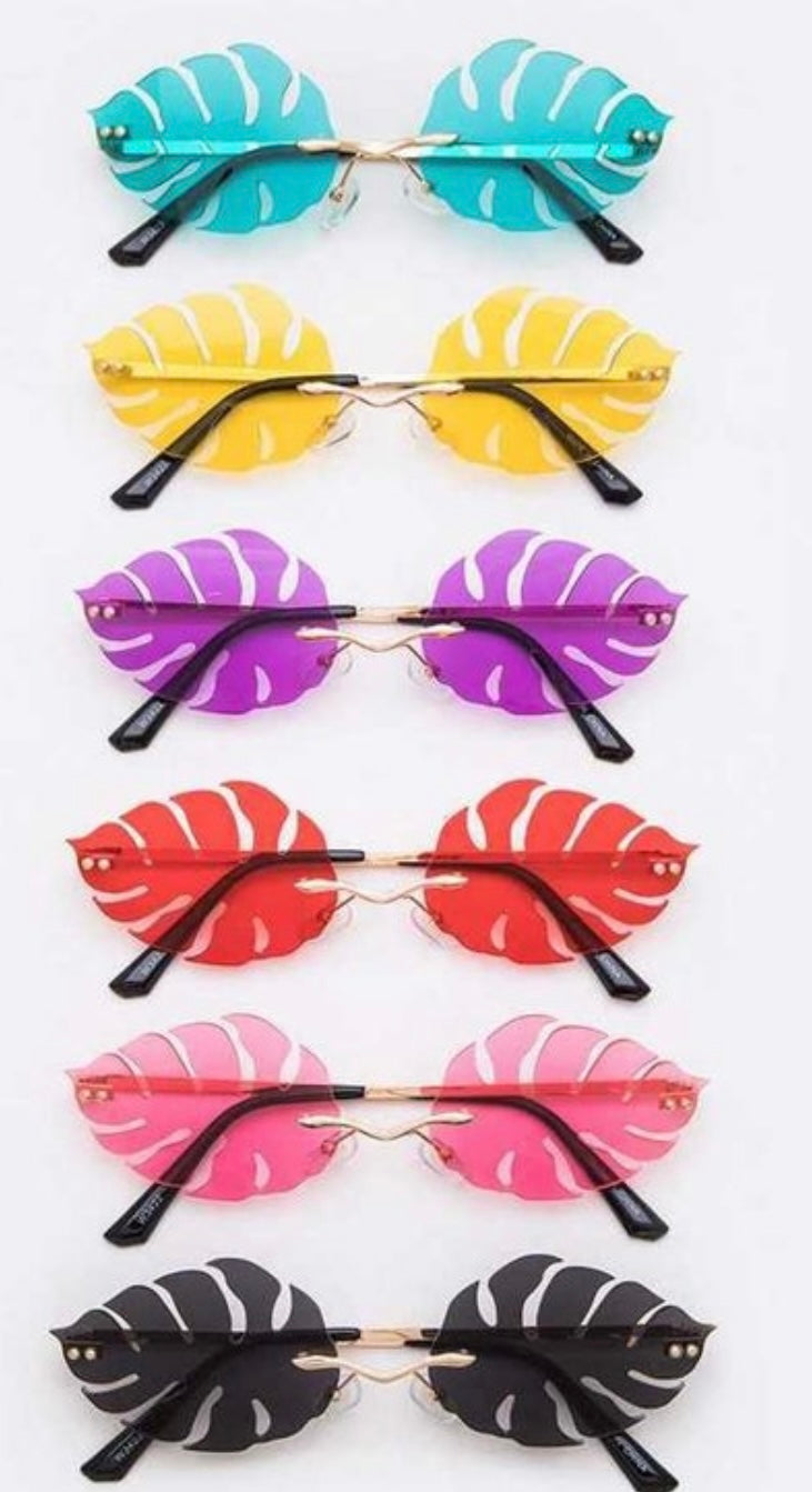 Palm Leaf Sunglasses