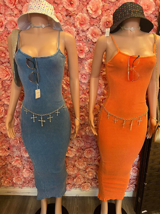Snatched Midi Dress