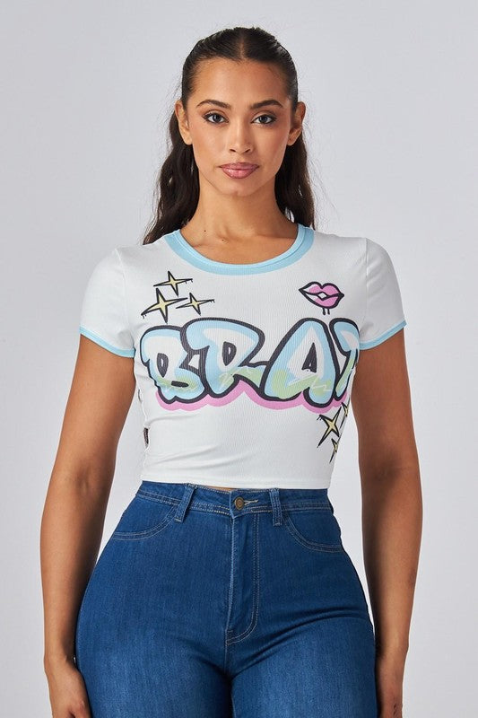 Brat Crop Top