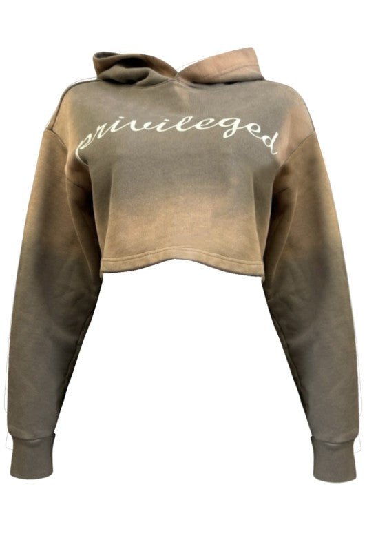 Privileged Crop Sweater (Pre-Order)