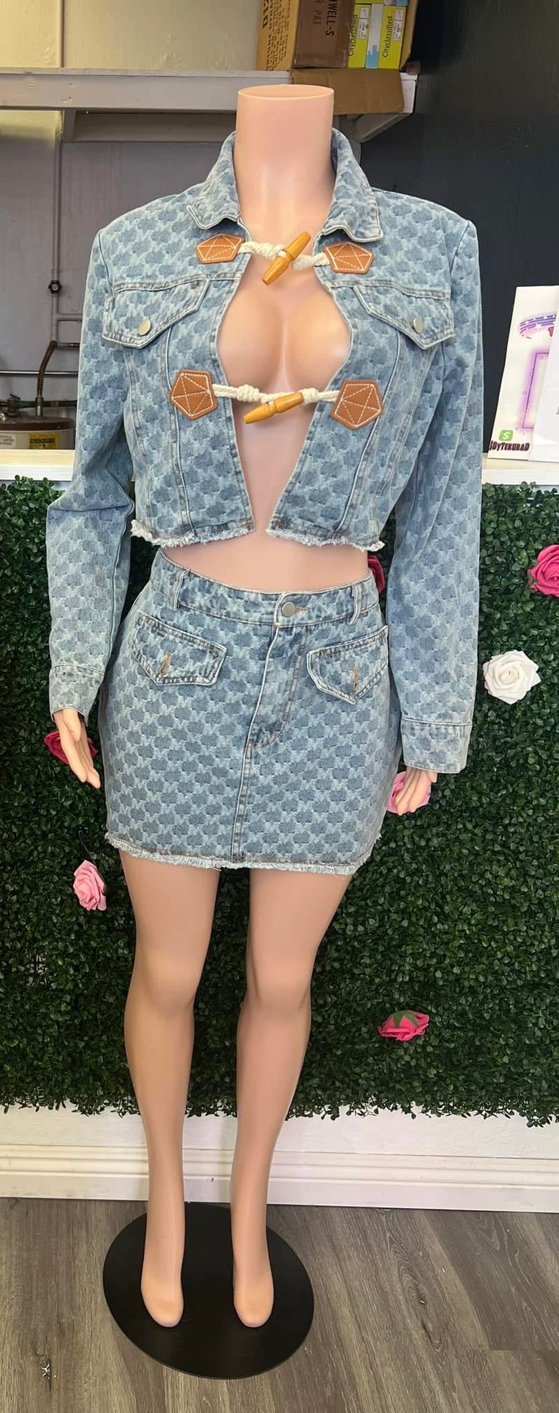 Swipe Right Skirt Set