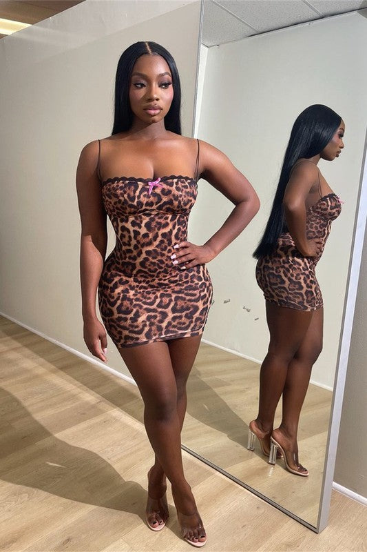 After Party Leopard Dress
