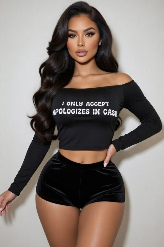 Cash-Only Apologies Long Sleeve (Pre-Order Now)