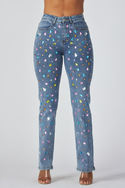 Rainbow Jewel Jeans