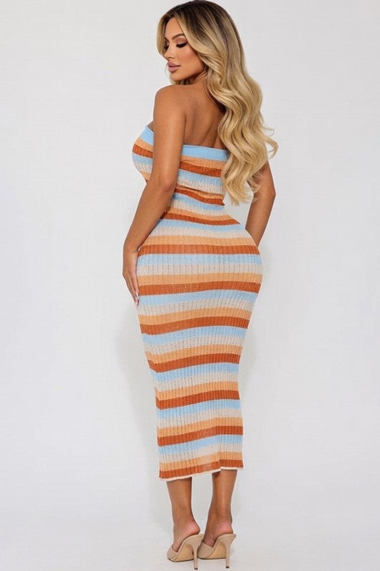 Salt & Sky Stripe Dress (Pre-Order Now)