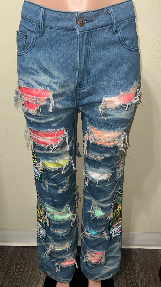 Rainbow Burst Jeans