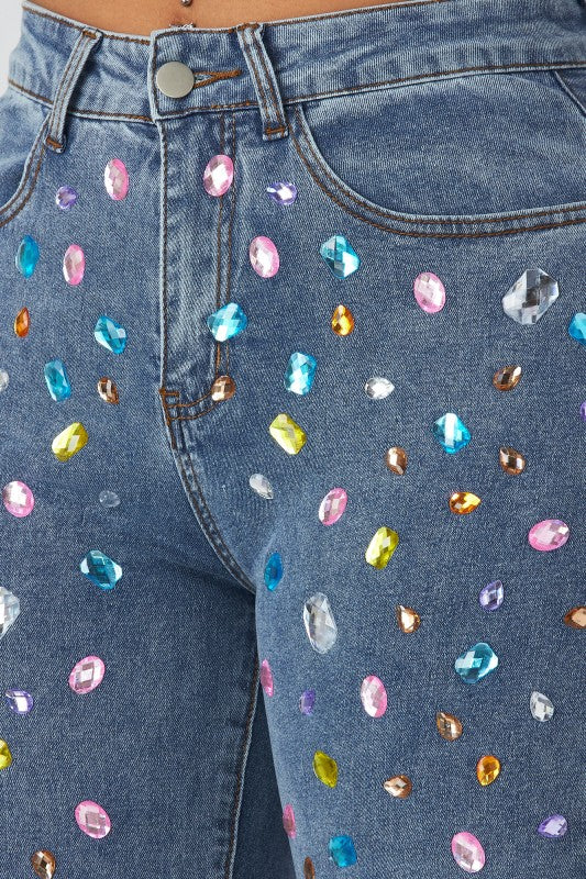 Rainbow Jewel Jeans