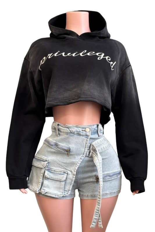 Privileged Crop Sweater (Pre-Order)