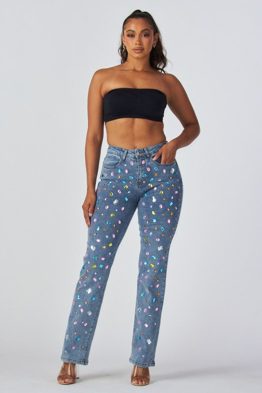 Rainbow Jewel Jeans – Dippedbyari
