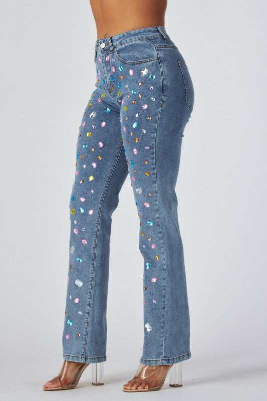 Rainbow Jewel Jeans