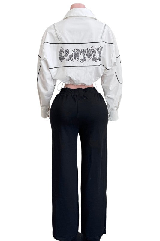 Varsity Rhinestone Jacket (Pre-Order)