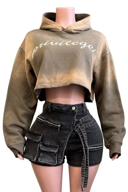 Privileged Crop Sweater (Pre-Order)