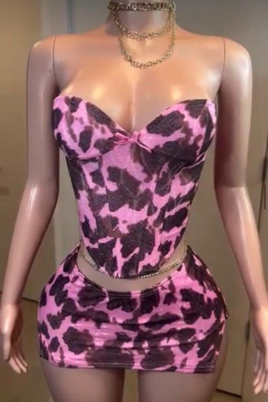 Y2K Wild Print Mini Set