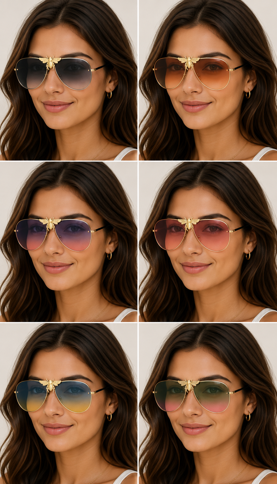 Bee Enchanted Aviators