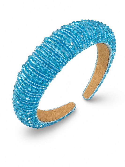 Ocean Spark Beaded Headband