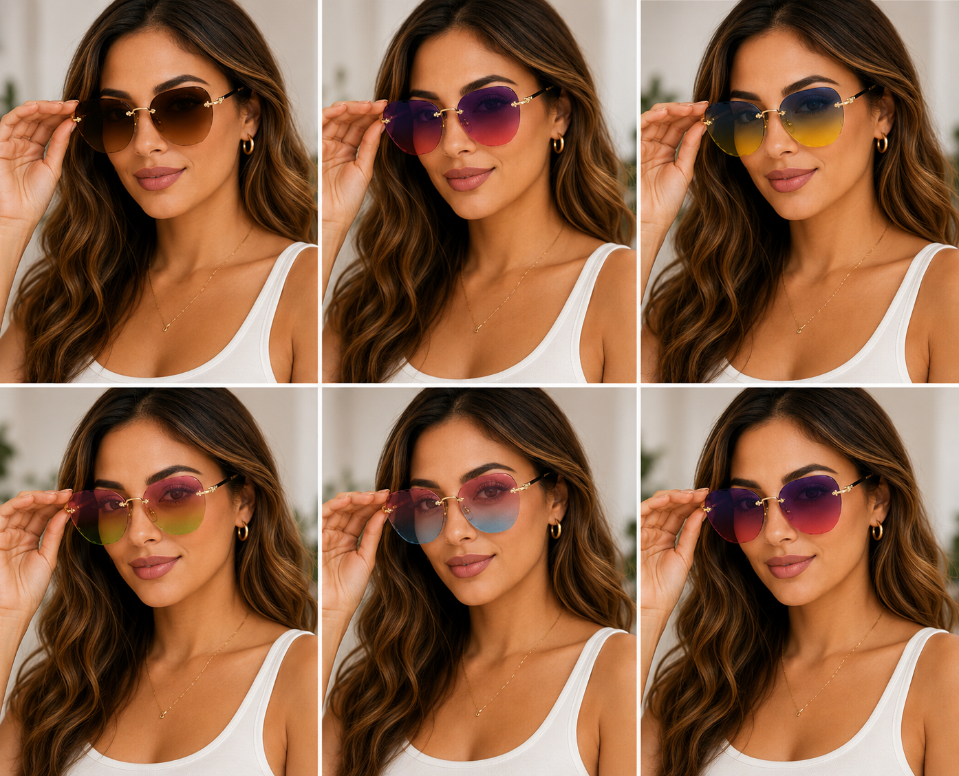 Prism Paradise Gradient Sunnies