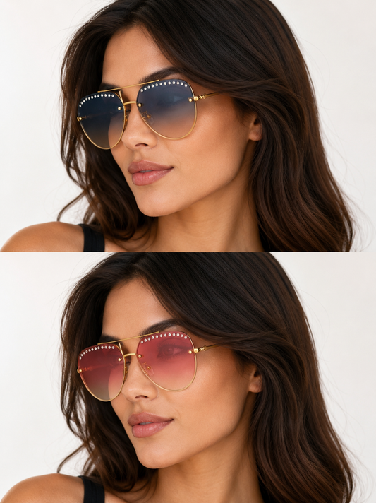 Runway Sparkle Aviators