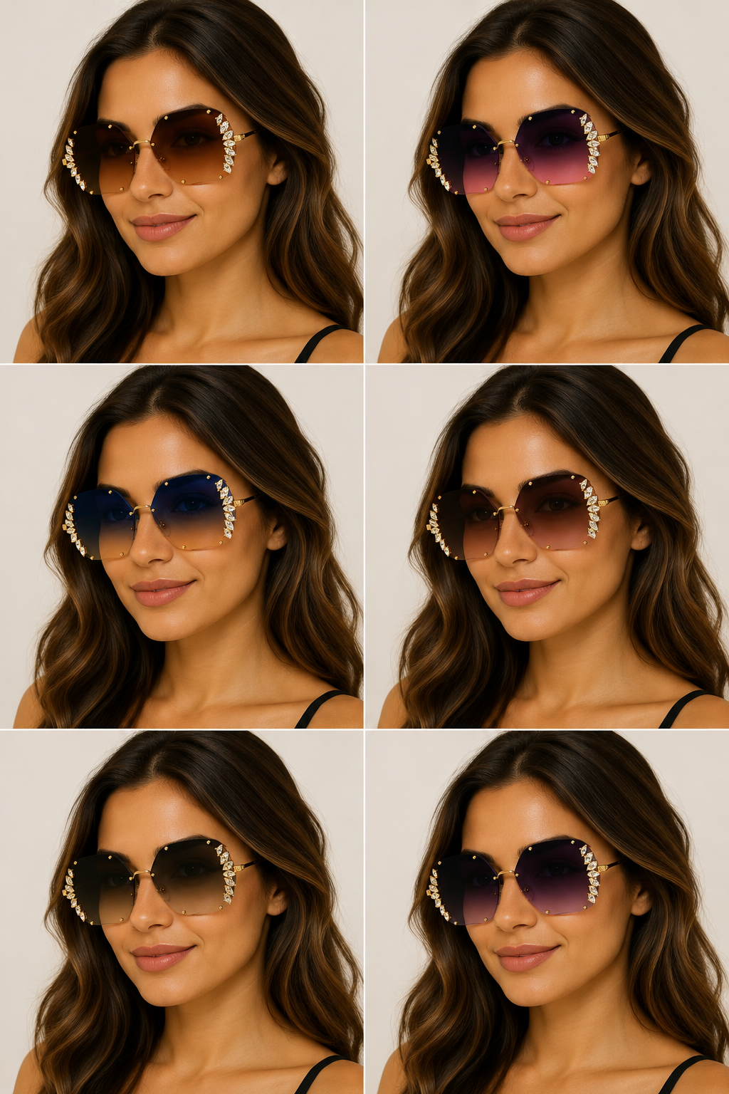 Royal Sparkle Oversized Sunnies