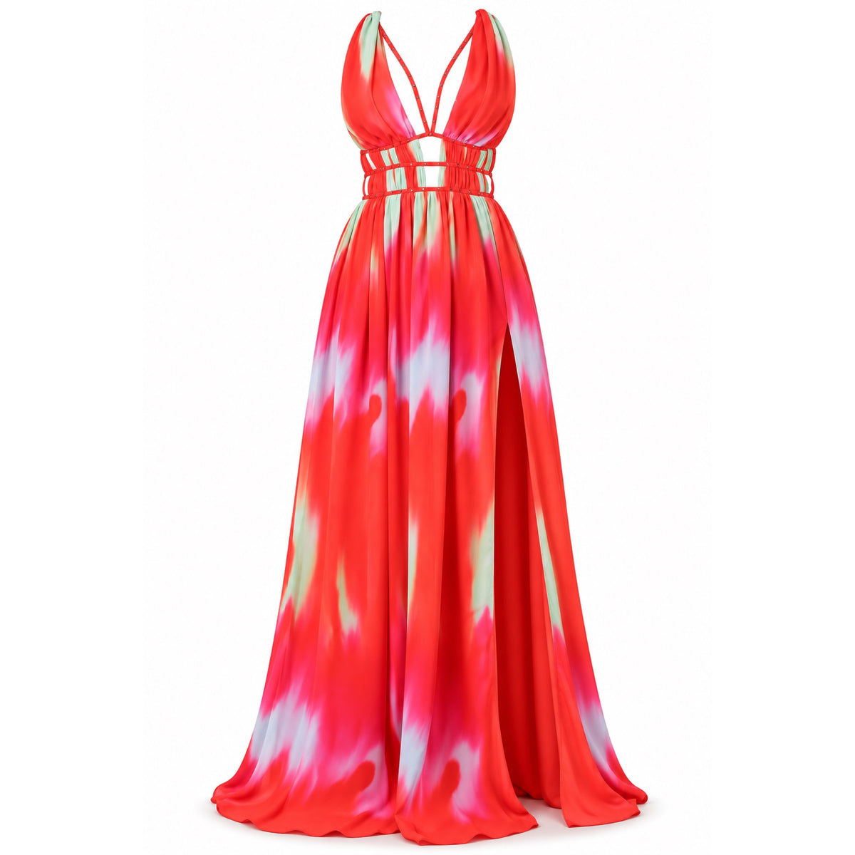 A Tropical Vibe Maxi Dress